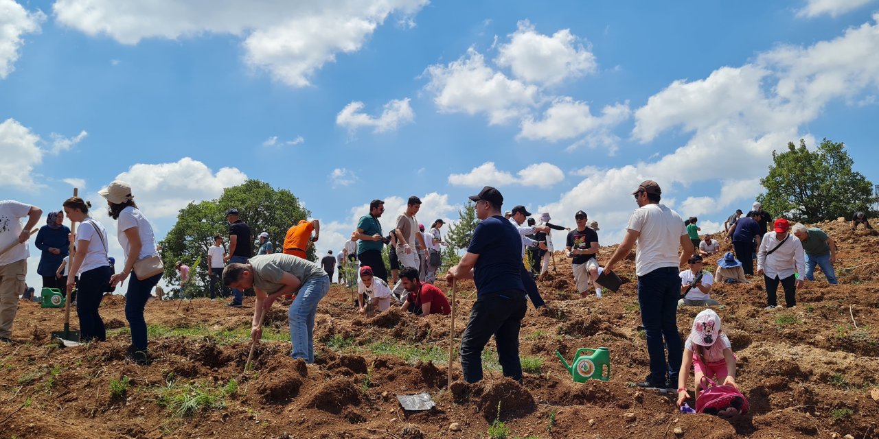 Eskişehir'de ‘Sıfır Atık Ormanı’ fidan dikimi gerçekleşti