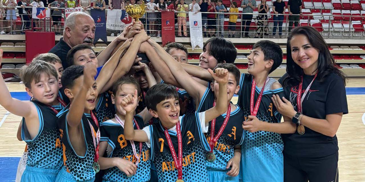 Okullu Minikler Basketbol'da en büyükler belli oldu
