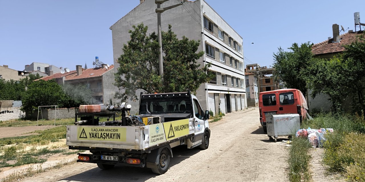 Odunpazarı Belediyesi ilaçlama çalışmalarını son sürat sürdürüyor