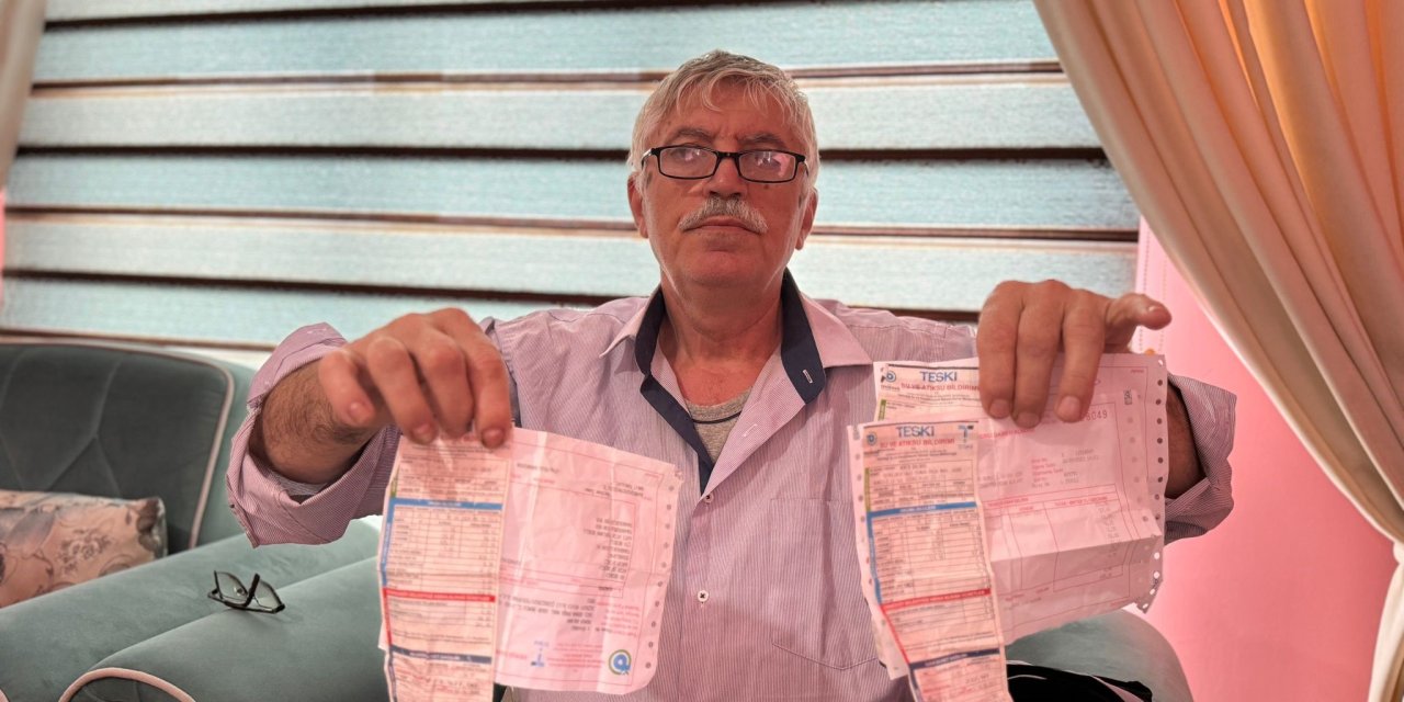 Emekli adama gelen 2 bin 564 liralık su faturası şok etti