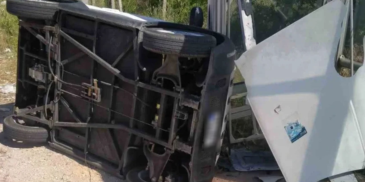 Elektrikli bisikletin devrilmesi donucu 2 kişi yaralandı