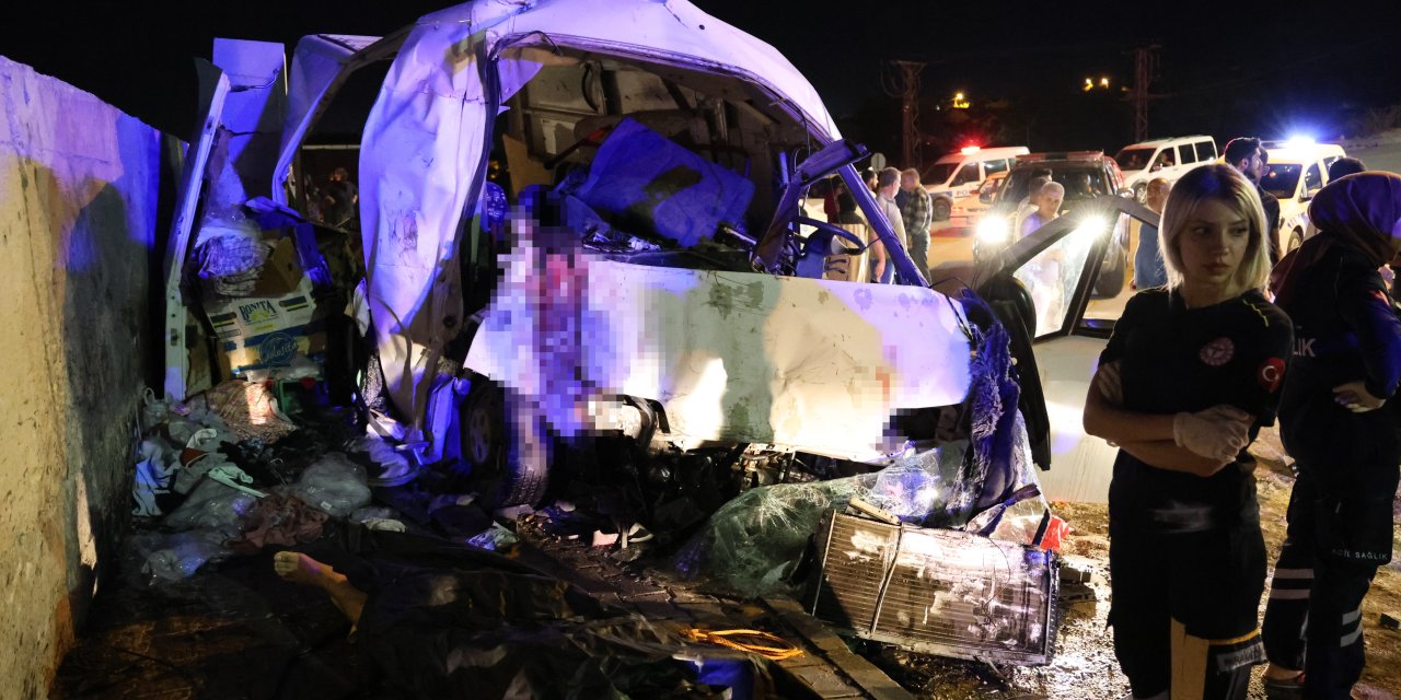 Elazığ’da feci kaza: 1 ölü, 7 yaralı