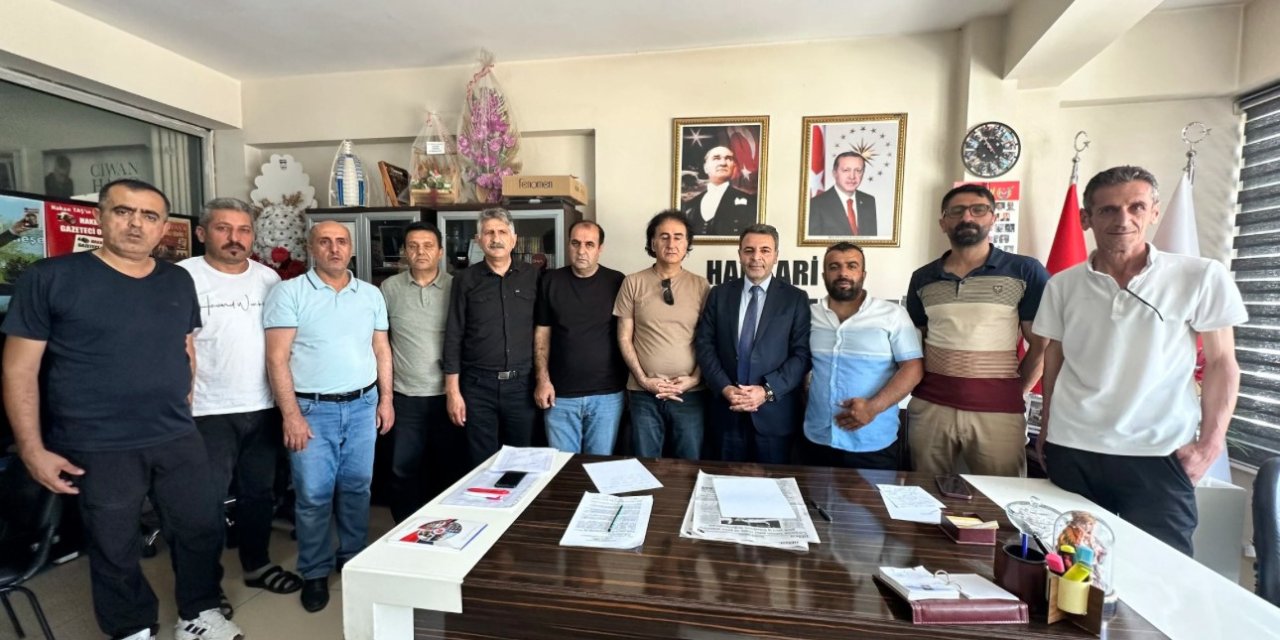 Hakkari Gazeteciler Cemiyetinin yeni başkanı Yiğit oldu