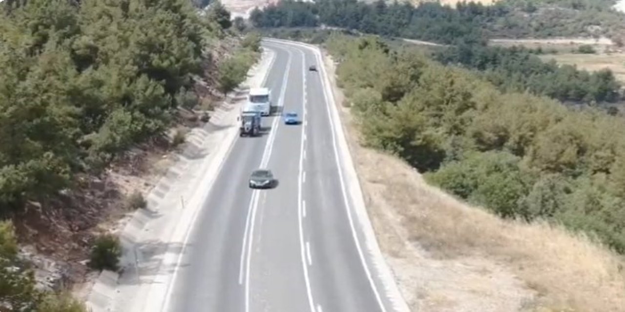 Drone denetiminde hatalı sürücülere 15 bin 60 TL ceza uygulandı