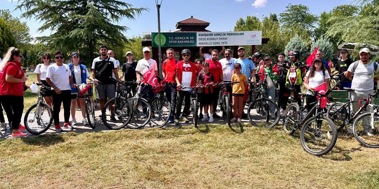 Eskişehir'de demokrasi için pedal çevirdiler