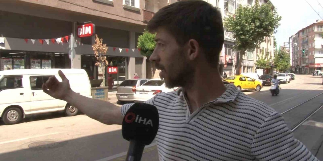 Bursa'da az kalsın kendi ölümünü çekecekti