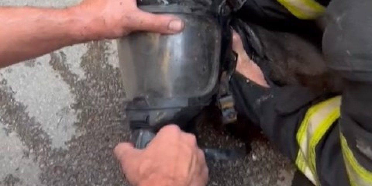 İtfaiyeden hayat kurtaran müdahale