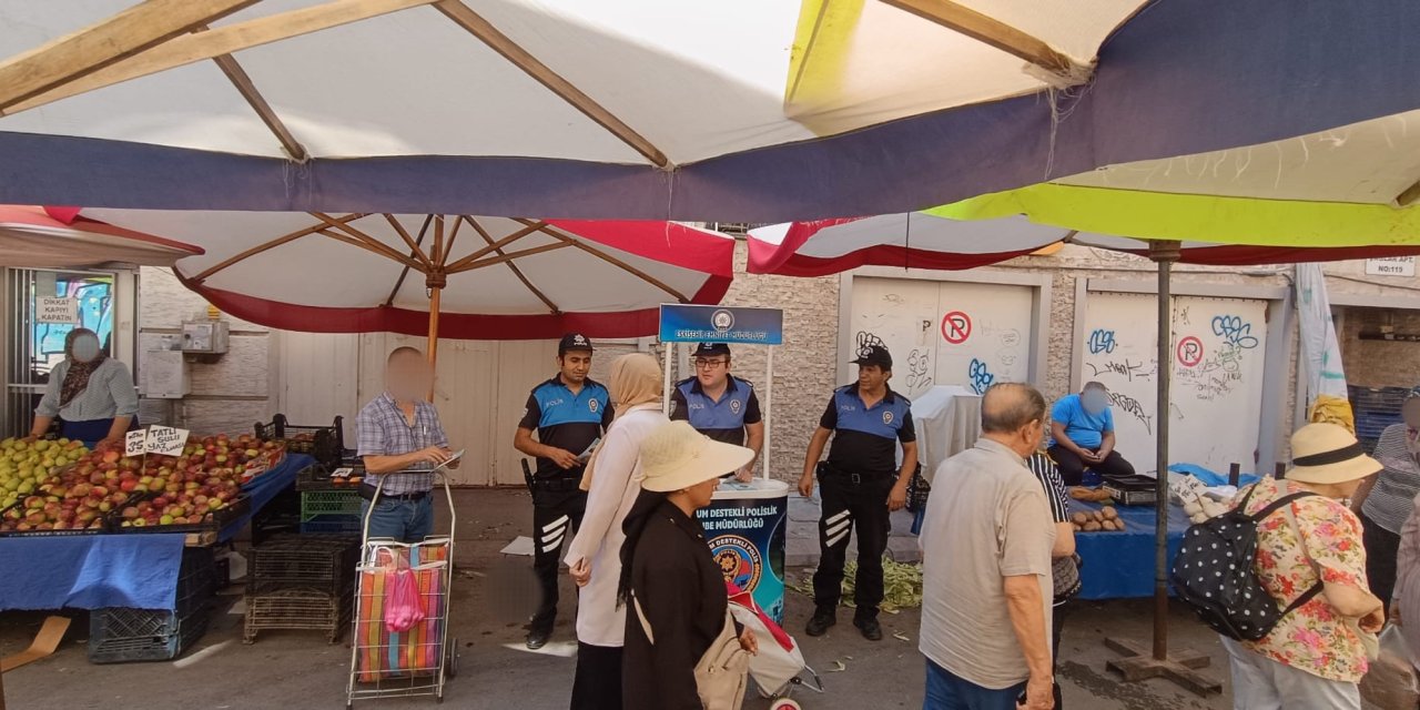 Eskişehir’de polisler vatandaşı hırsızlara karşı bilgilendirdi