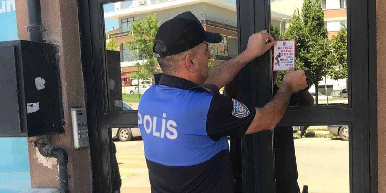 Eskişehir'de hırsız ve dolandırıcılara karşı bilgilendirme