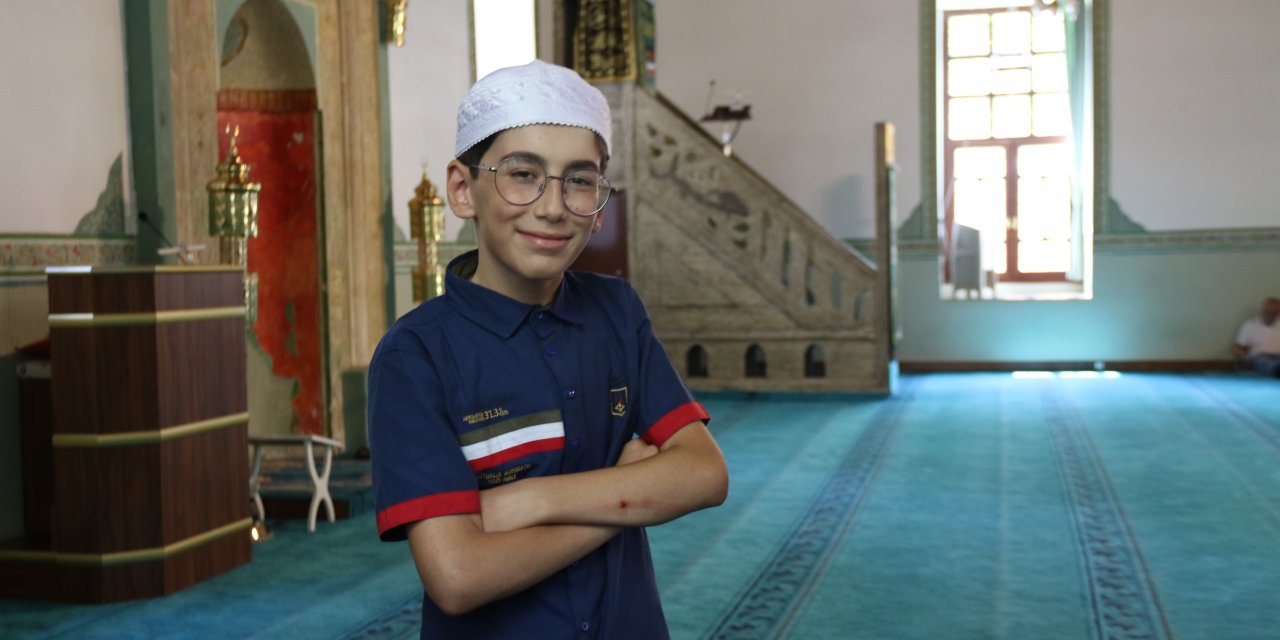 Eskişehirli Miraç Ezan Okuma Yarışmasında birinci oldu