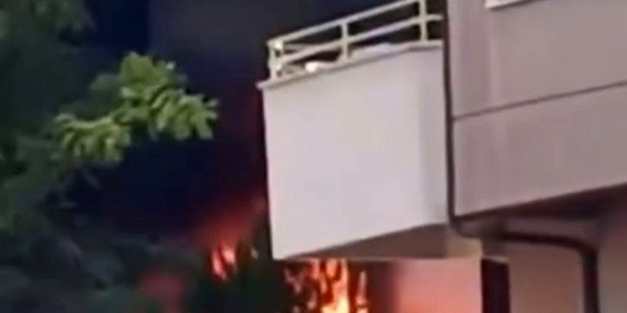 Bursa’da binada korkutan yangın