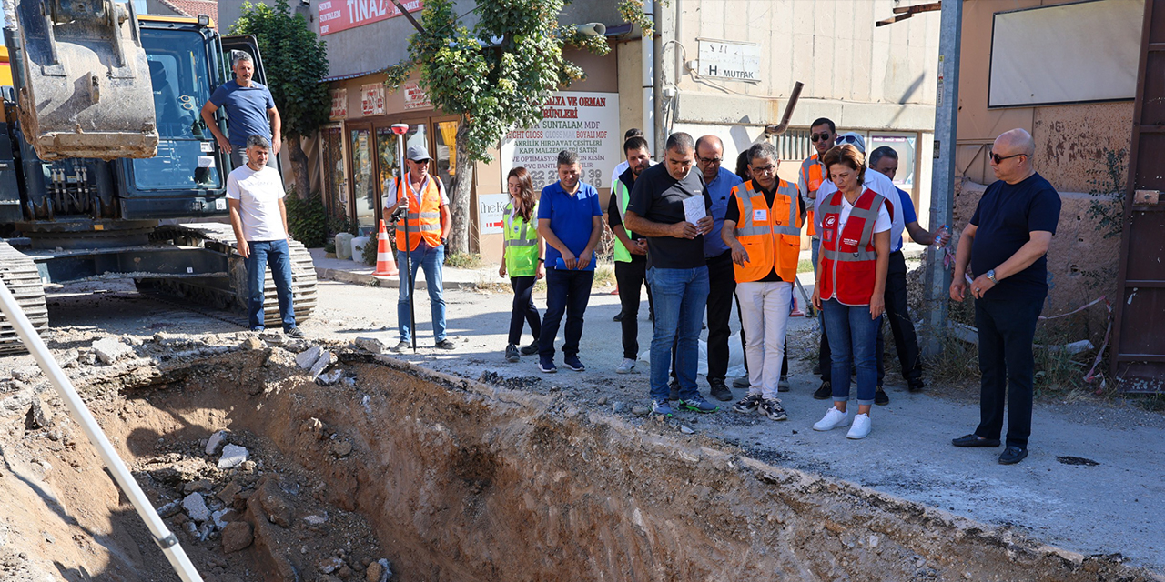 Eskişehir'de altyapı çalışmaları son sürat devam ediyor