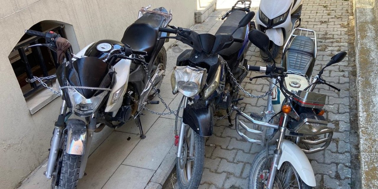 Eskişehir'in 4 çalıntı motosiklet ele geçirildi