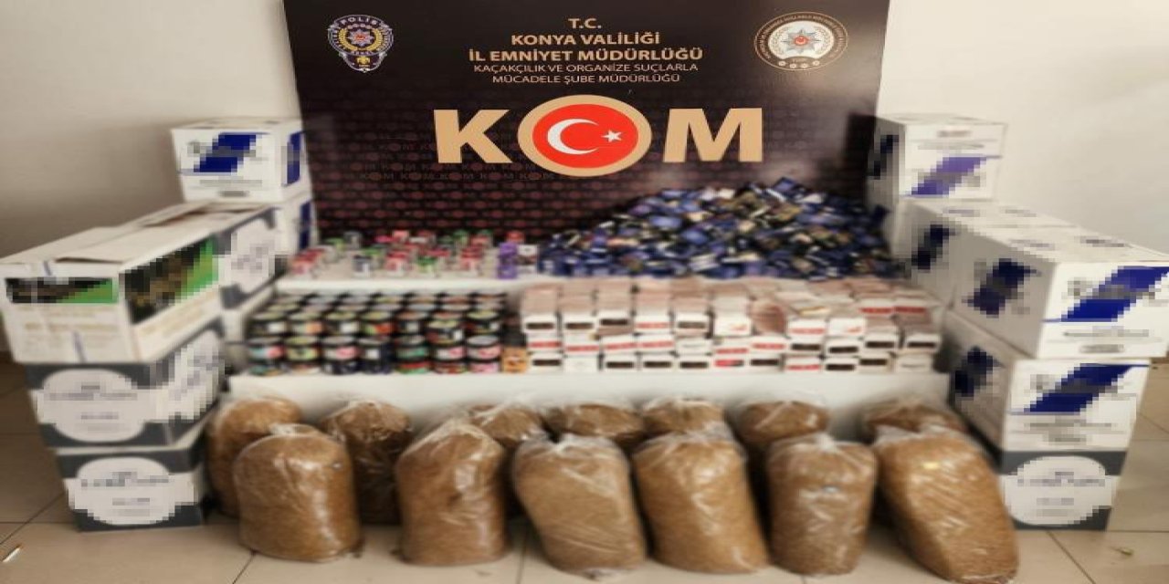 Binlerce kaçak ürünü polis ekipleri böyle ele geçirdi