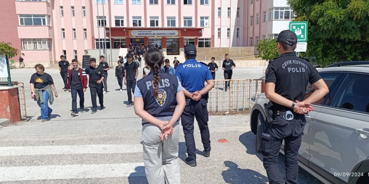 Afyonkarahisar'da okul çevrelerinde sıkı denetim