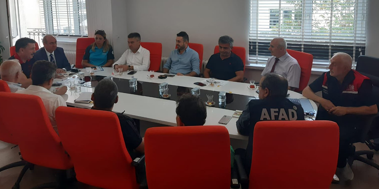 Eskişehir'de  Afet Müdahale Planı toplantısı yapıldı
