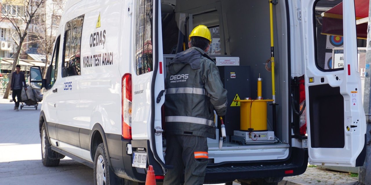 OEDAŞ kablolarını gelişmiş sistemlerle kontrol ediyor
