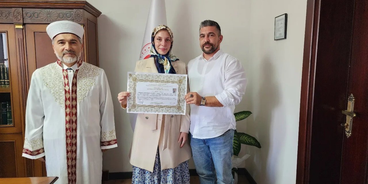 Alman vatandaşı Leitner Eskişehir'de Müslüman oldu
