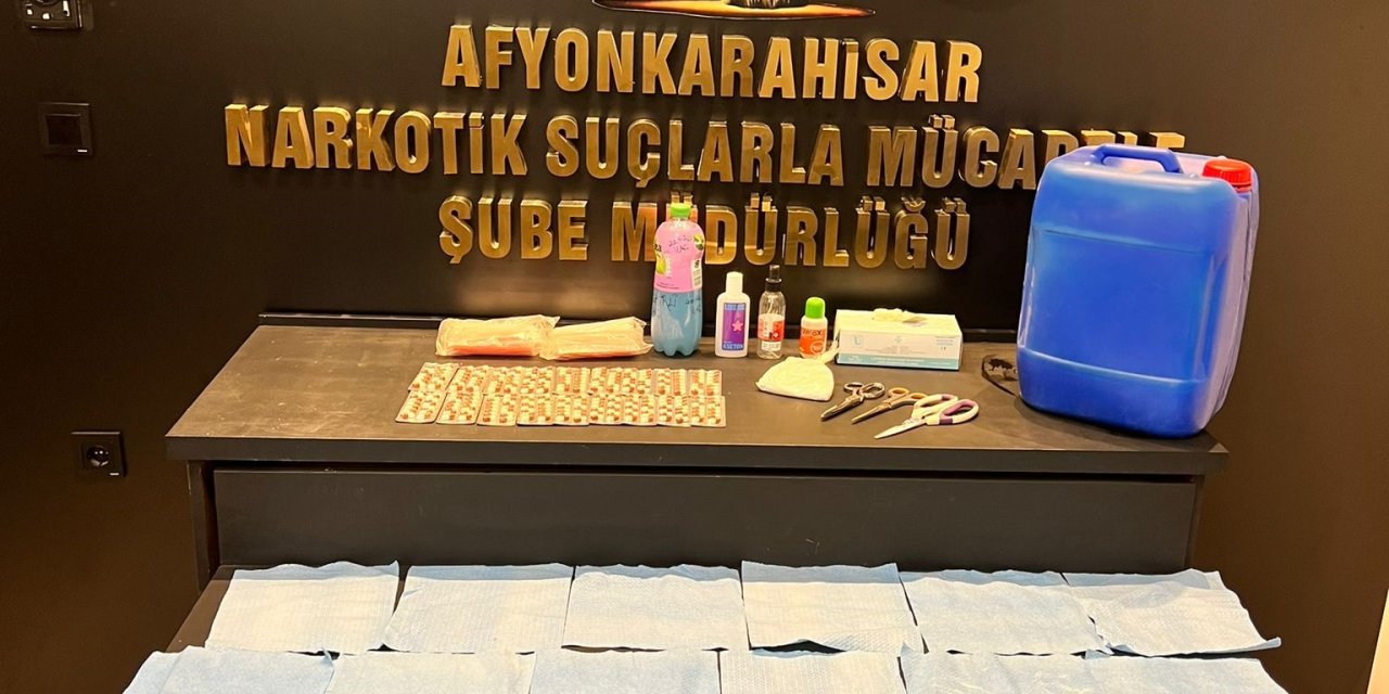 Uyuşturucu imalathanesine baskı!