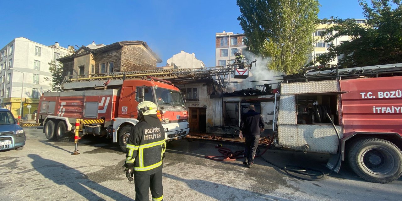 Bozüyük’te çıkan yangın panik yarattı