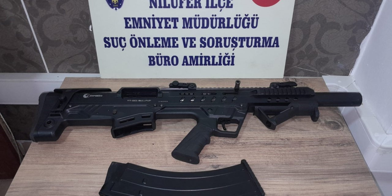 Havaya ateş açan maganda kısa sürede yakalandı