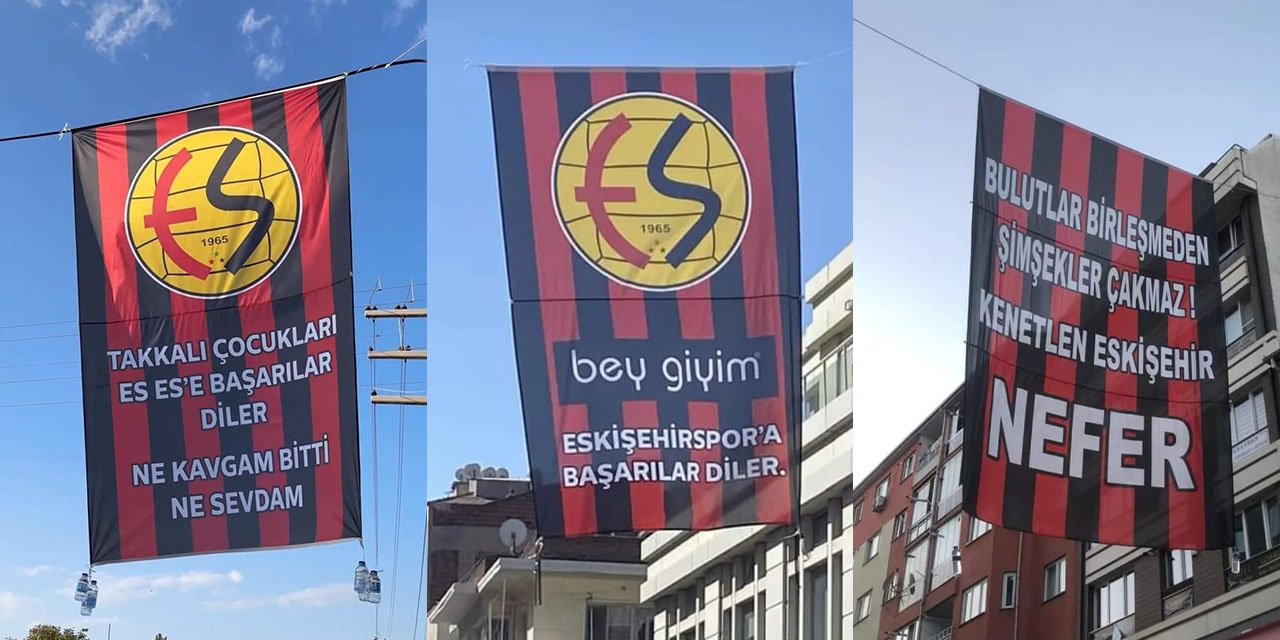 Eskişehir Siyah Kırmızılı bayraklarla donatılıyor