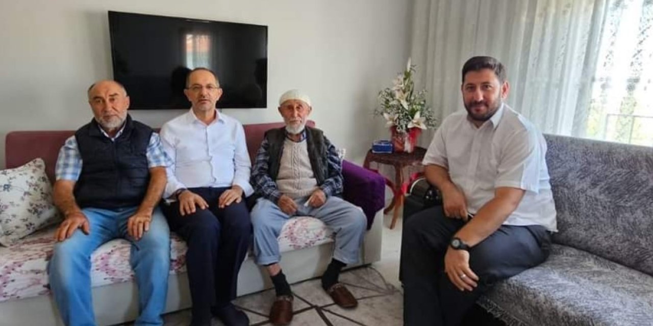 Günyüzü İlçe Müftüsü Arslan'dan emekli din görevlilerini ziyaret