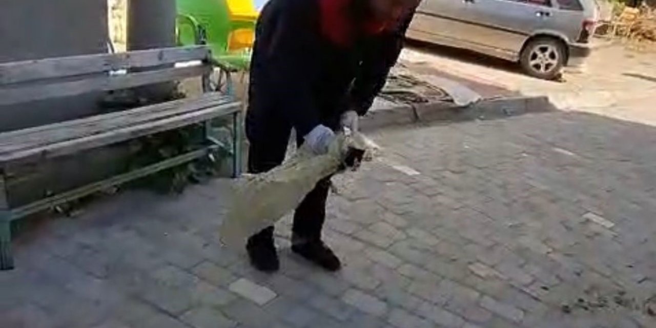 Havalandırma boşluğuna düşen yavru kedi kurtarıldı