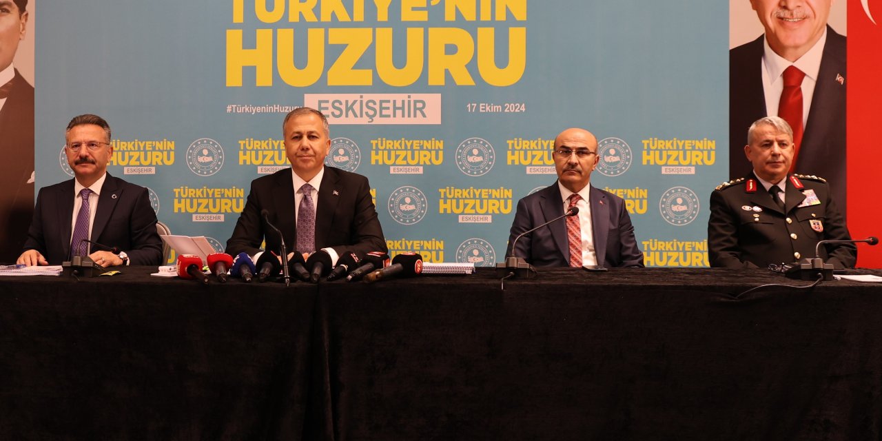 İçişleri Bakanı Yerlikaya açıkladı: Eskişehir ortalamanın altında