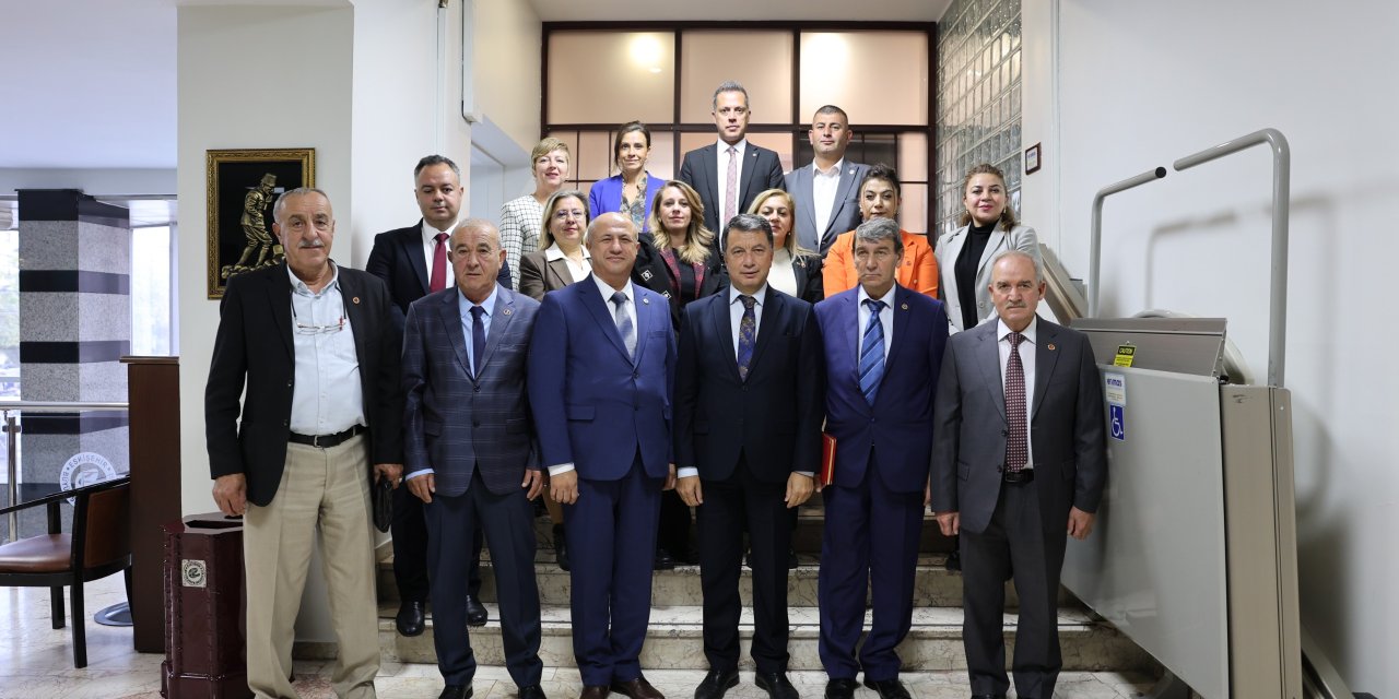 Muhtar temsilcilerinden Büyükşehir’e ziyaret