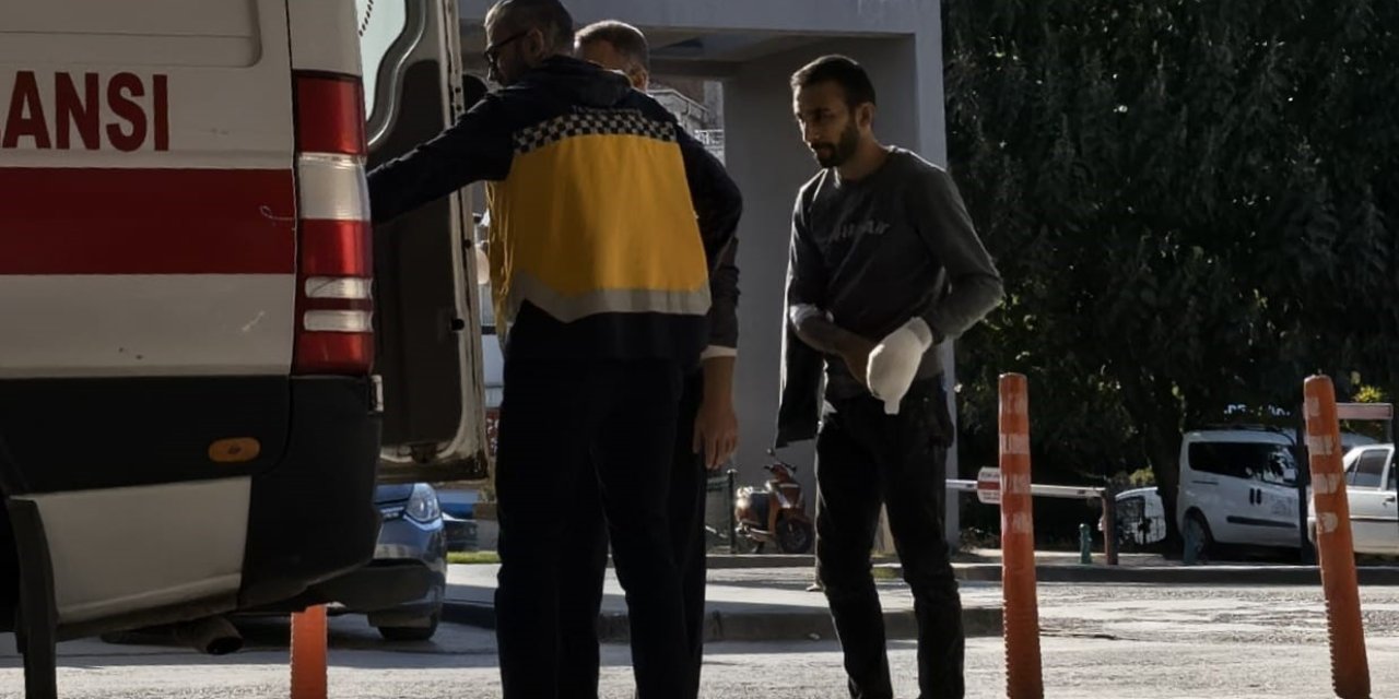 Elini makineye kaptıran işçinin parmakları koptu