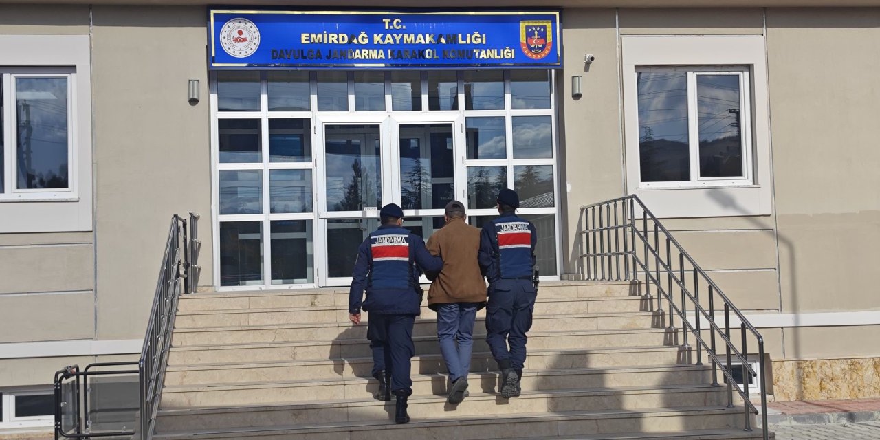 Hayvan hırsızı jandarmaya yakalandı