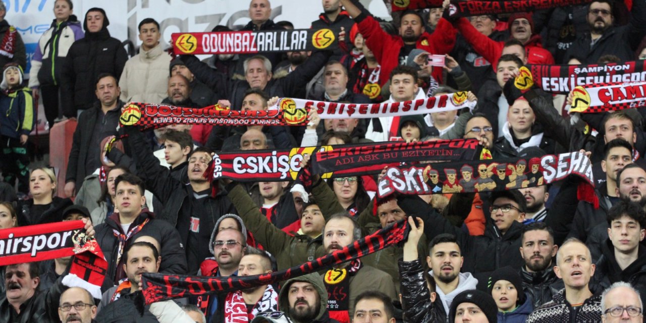Eskişehirspor'un muhteşem taraftarı
