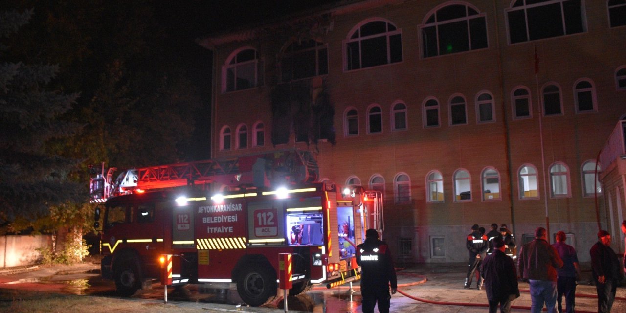 Afyonkarahisar’da Kur'an Kursu'nda yangın çıktı