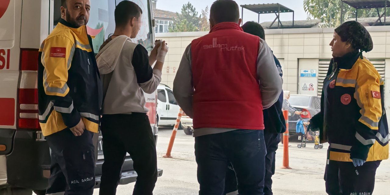 19 yaşındaki işçinin parmağı koptu