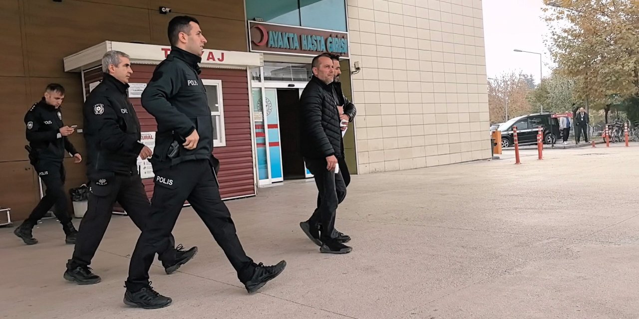 Karısını öldüren şahıs polisler tarafından gözaltına alındı