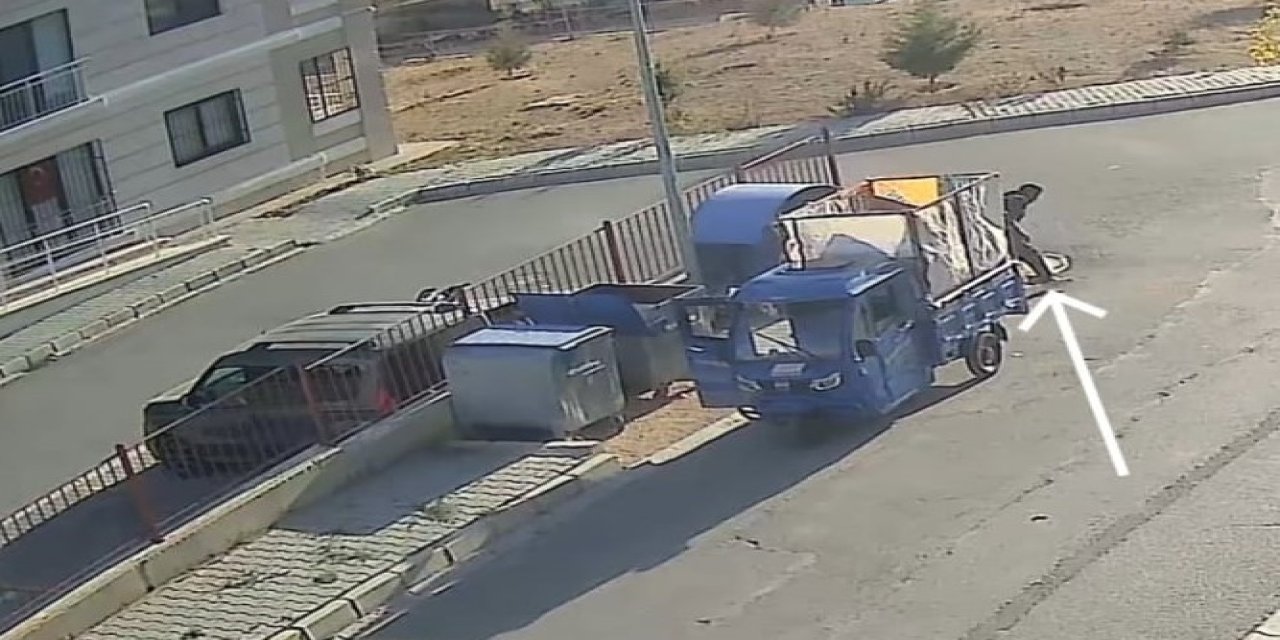 Hırsızlık yapan  şahıs kameralardan kaçamadı