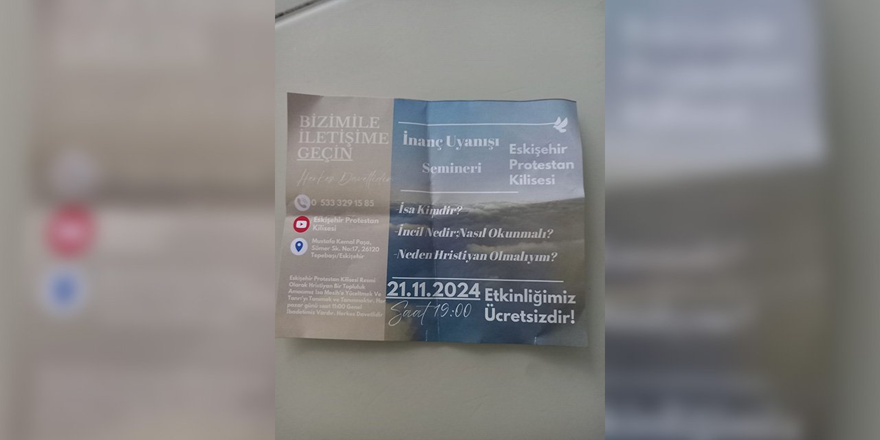 Eskişehir'de misyonerlik alarmı: Hedef gençler mi?