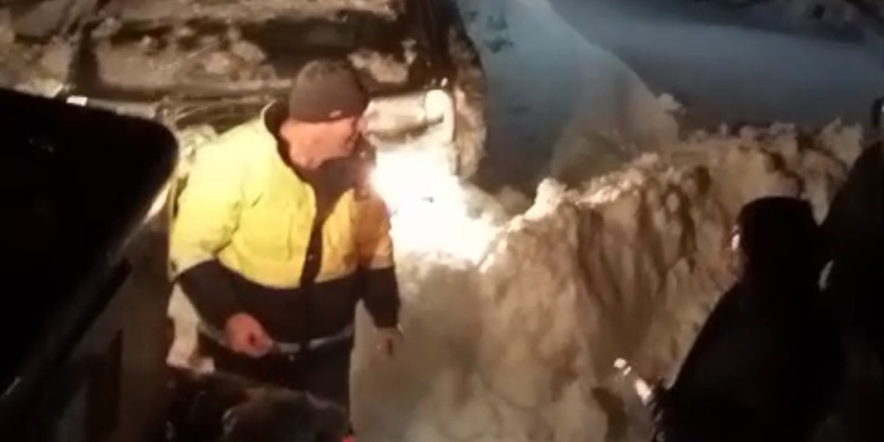 Bolu’da 12 kişi karda mahsur kaldı