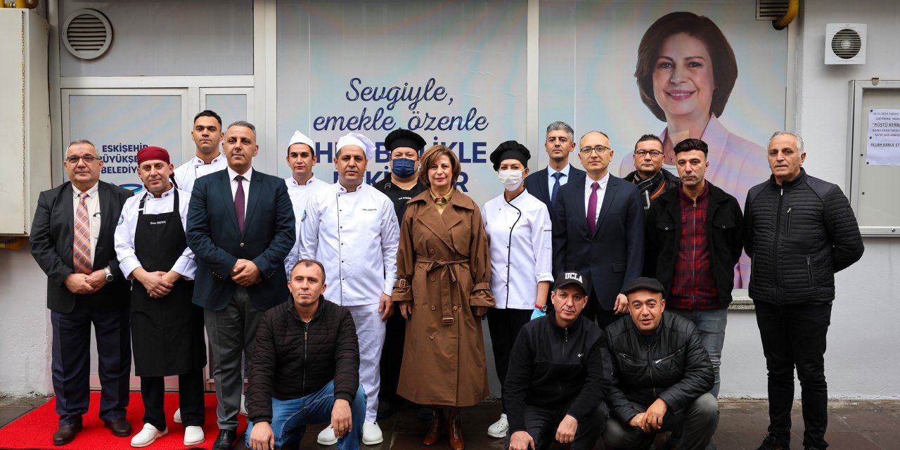 Başkan Ünlüce'den aşevine ziyaret
