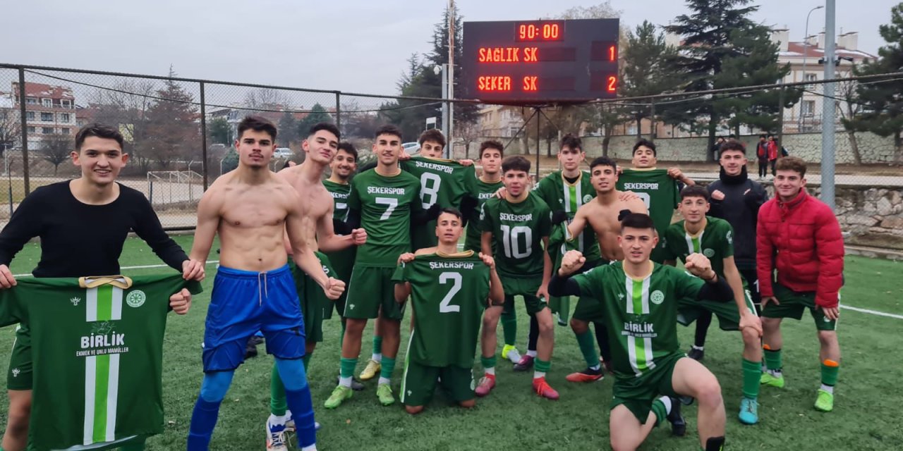 Ertelenen maç Şekerspor'un