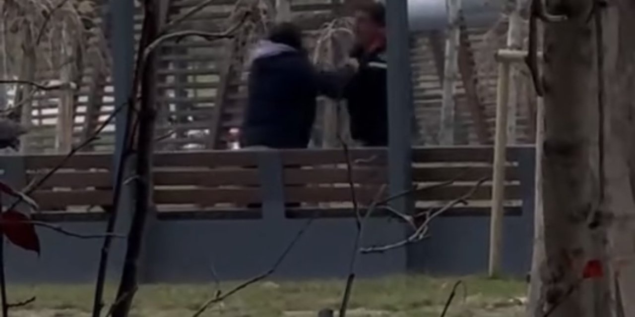 Tartıştığı erkek arkadaşına şiddet uyguladı