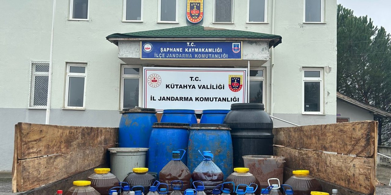 Kütahya'da sahte alkol operasyonu!