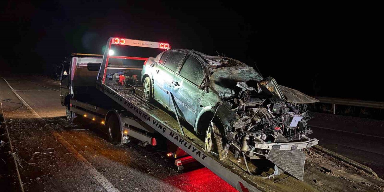 Takla atan otomobilde 1 kişi yaşamını yitirdi!