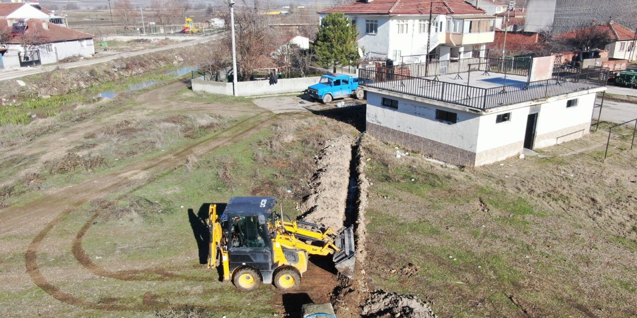 İnönü'de hayvan su içme oluğu çiftçilerin hizmetine açıldı