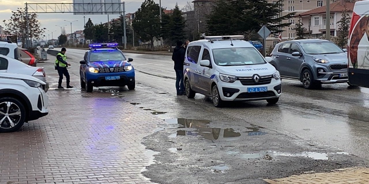 Jandarmadan kaçan otomobil böyle yakalandı!