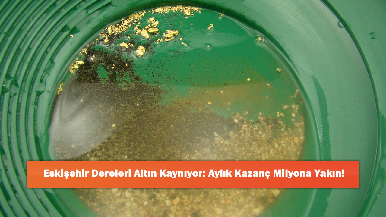 Eskişehir Dereleri Altın Kaynıyor: Aylık Kazanç Milyona Yakın!