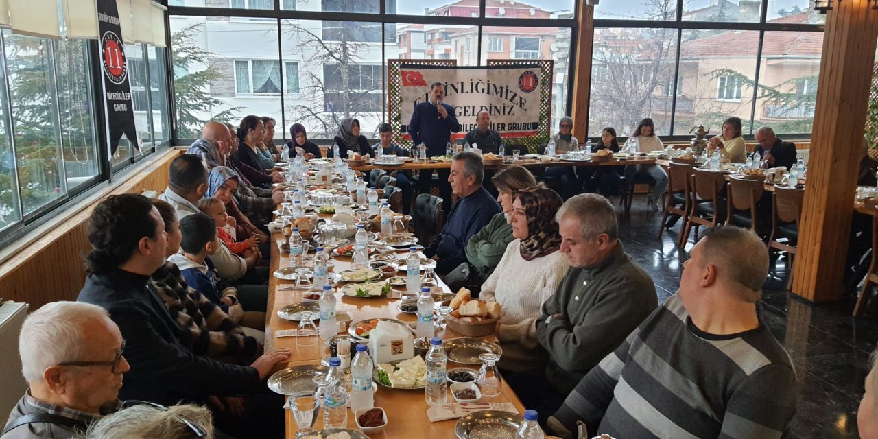 Onbir Onbir Bilecikliler Grubu'ndan tanışma kahvaltısı