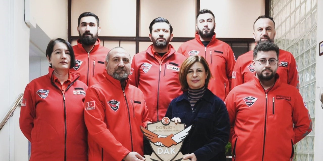 Dorlion Arama Kurtarma Derneği'nden Başkan Ayşe Ünlüce'ye ziyaret