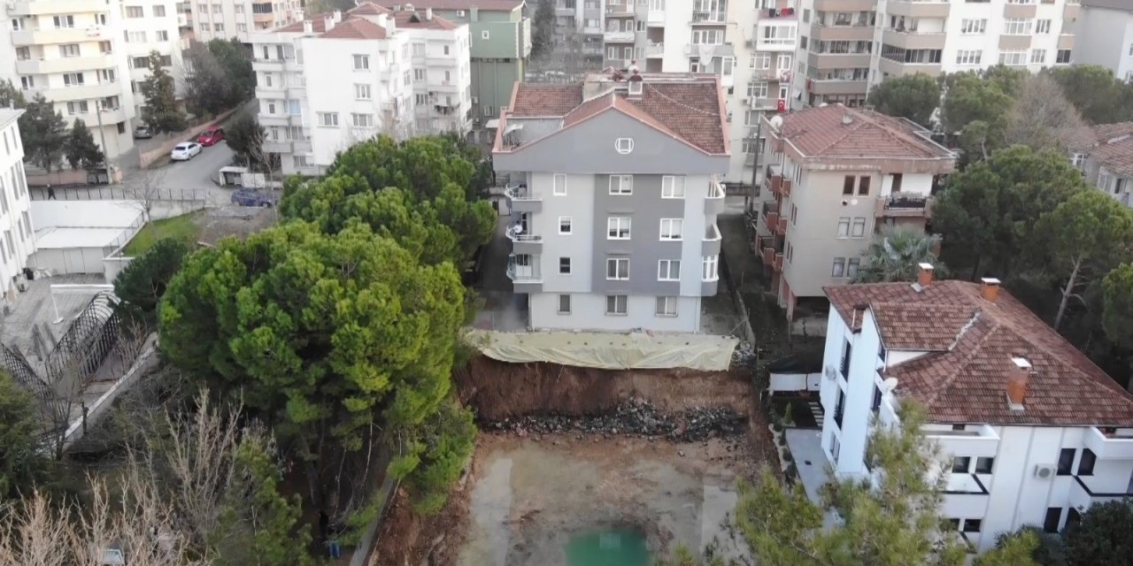 Bursa’da heyelan panik yarattı!